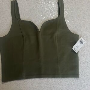 NWT Abercrombie & Fitch Olive Green Top